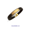 دستبند چرم و طلا DM017