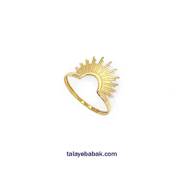 انگشتر مینیمال خورشید MI010