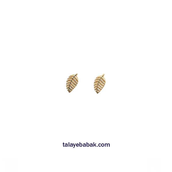 گوشواره میخی برگ 005