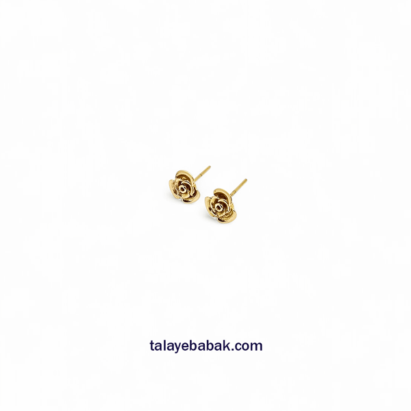 گوشواره میخی گل 003