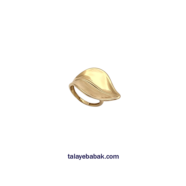 انگشتر طرح برگ MI071