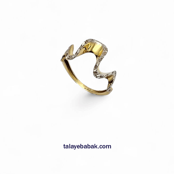 انگشتر طرح موج