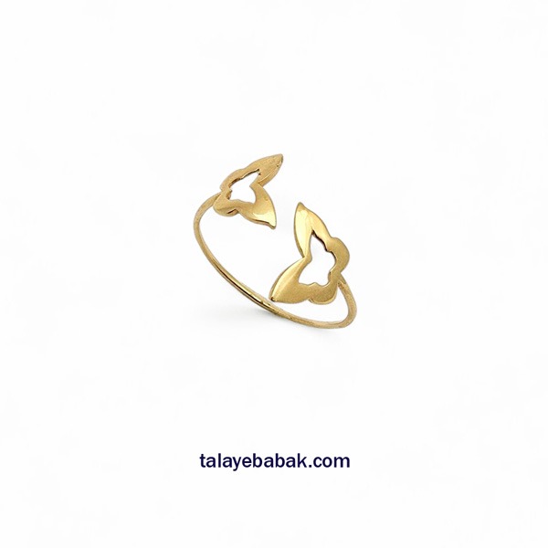 انگشتر مینیمال پروانه