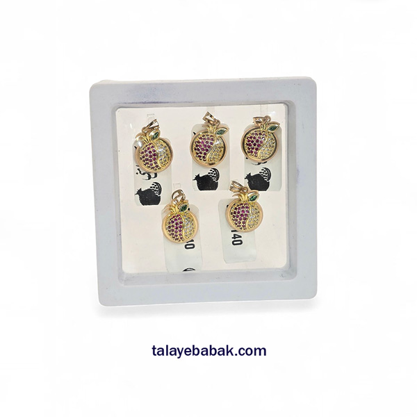 آویز انار نگین دار