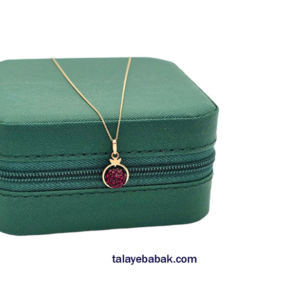 آویز انار نگین دار