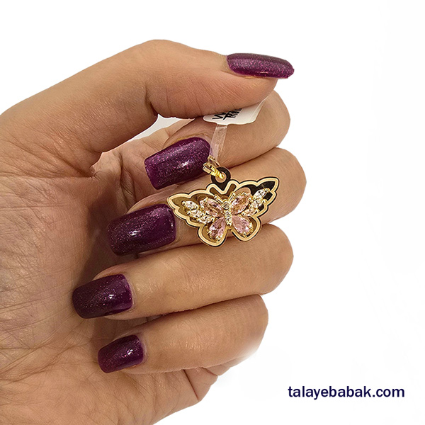 آویز پروانه سواروسکی 001