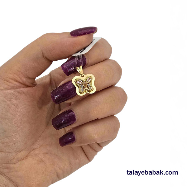 آویز پروانه سواروسکی