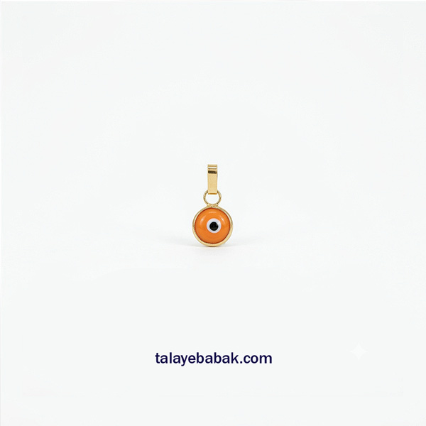 آویز چشم و نظر نارنجی 010